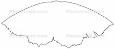 Moth outline, line drawing, shape, OECV02P01_13O