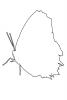 Butterfly outline, line drawing, shape, OECV04P01_05O