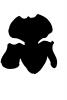 Orchid silhouette, logo, shape, OFOV02P01_16M