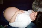 Pregnant Woman, Home Childbirth, PABV01P13_17