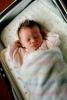 Newborn Baby, infant, sleeping, tired, girl, 1950s, PABV03P05_14