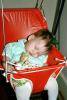 Sleeping Baby, seat, tired, 1960s