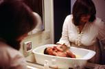 Newborn, Baby, Tub, crying, cleaning, washing, infant, Childbirth, PABV03P07_04