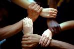 clasping hand, multi racial, ethnic, interracial, culture, cultural, multiethnic, multiracial, PACV01P08_04