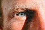 Eyes, Eyelash, skin, eyebrow, Eyeball, Iris, Lens, Pupil, Cornea, Sclera, Man, Male, PACV02P02_14