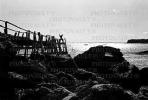 Wooden Pier, Sunset, Deer Isle, Penobscot Bay, Atlantic Ocean, coastline, coast, shore