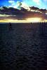 sunset, beach, ocean, 1970s