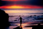 Woman in Sunset Colors in Malibu, California, PAFV04P11_08