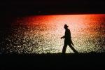 Man Walking, Tiburon Linear Field, PAFV06P11_02