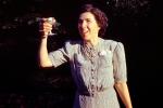 Woman, Drinks, 1940s