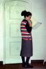 Woman Reading, Book, Report, Door, Doorway, Skirt