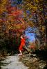Woman on a Path of Contemplation, New Hampshire, 1950s, autumn, PBAV02P09_18