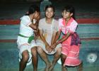 Giggling Girls, smiles, smiling, Ubud, Bali, PBTV02P01_12B