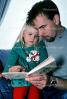 Father, Daughter, reading a book, Equanimity