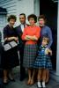 Women, Men, Girl, formal dress, sweater, knees, socks, high heels, purse, June 1962, 1960s, PBTV04P15_17
