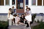 Girls, Women, dress, steps, 1941, 1940s, PBTV05P05_12