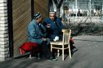 Men sitting on a bench, Tashkent, Uzbekistan, PBTV05P05_16