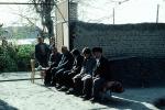 Men sitting on a bench, Tashkent, Uzbekistan, PBTV05P05_17