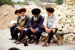 Men sitting on a bench, Tashkent, Uzbekistan, PBTV05P06_06