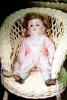 Girl Doll in a Wicker Chair, Robe, Lace, PCDV01P08_08