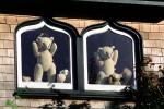 Teddy Bears in a Window