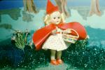 Little Red Riding Hood, Girl, Hoody, Basket, Cape, diorama, 1950s, PCDV02P03_05