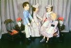 Cinderella Tries on Slippers, String Puppets, Diorama, 1950s