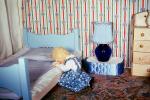 goldilocks, Girl Praying before bed, Lamp, Bedroom, diorama, 1950s, PCDV02P03_15B