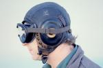 Man, Male, WWII Pilot, Helmet, Goggles, PCFV02P06_16