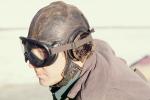 Man, Male, WWII Pilot, Helmet, Goggles, PCFV02P07_13