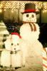 Snowman, snowchild, night, nighttime, snowwoman, PCSV01P02_18