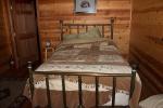 Bed, Blankets, Wooden Walls, The Cabin, Two-Rock, Sonoma County, PDBD01_037
