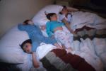 Children Sleeping, Boys, Slumber, Sleeping, Tired, Pillows, Boy, Male, Sleep, Blankets, PDBV01P04_18