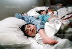 Children Sleeping, Boys, Slumber, Sleeping, Tired, Pillows, Boy, Male, Sleep, Blankets, PDBV01P04_19