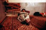 Man, Male, Rug, Carpet, Sleeping, socks, Abbas Aabad Iran, PDBV01P11_13