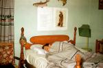 Sleeping Man, Bed, Blanket, Fish, Lamp, 1950s, PDBV01P15_17