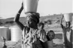 Girl carry's water bucket, Somalia Refugee Camp, PDC35V07P36_342