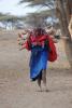 Woman, labor, Firewood, deforestation, desertification, Maasai village, Tanzania, PDCD01_008