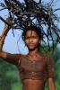 Girl Carrying Firewood, Desertification, wood bundle, twigs, Child-Labor, PDCV01P05_16