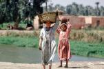 Girls, baskets, village, Child-Labor, Cairo, Egypt, PDCV01P08_15