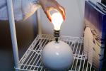 Changing a light bulb, Womans Hand, fingernails, hazard, PDDV01P01_16