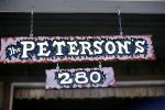the Petersons, 280, family sign