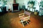 Chair, fireplace, carpet, Furniture, potted plants, 1979, 1970s, PDFV01P02_10