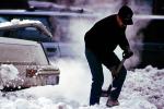 Snow Removal, Shoveling Snow, Man, Cold