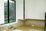 Kitchen sink, sponge, faucet, counters, window, PDKV01P02_04
