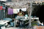 Girl, Washing Clothes, Washingline, Punta Mita, PDLV01P02_01