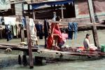 River, Ramp, Hanging clothes, drying, Washingline, Bangkok, PDLV01P02_19