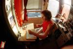 Woman, Desk, Table, PDOV01P07_10