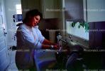 Woman, Talking, Phone, Kitchen, PDPV01P02_04
