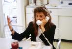 Woman, Talking, Phone, Kitchen, PDPV01P02_15
